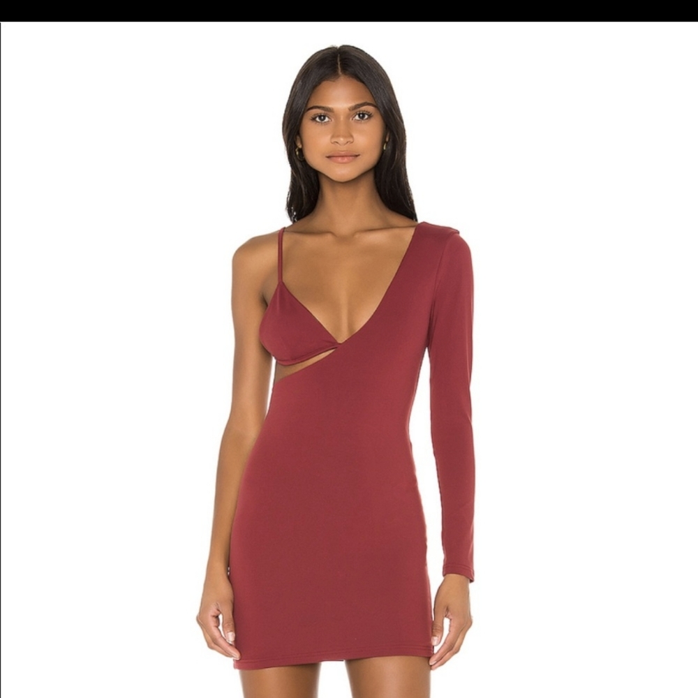 Superdown one shoulder dress